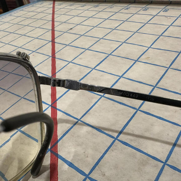 Vintage Square Frames Oversized Glasses Jeweled - Picture 13 of 15